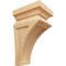 Ekena Millwork 4"W x 4 3/4"D x 8"H Small Nevio Wood Corbel, Red Oak CORW04X04X08NERO - alternate 1
